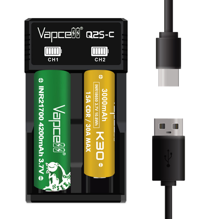 Sạc pin đôi VAPCELL Q2S-C
