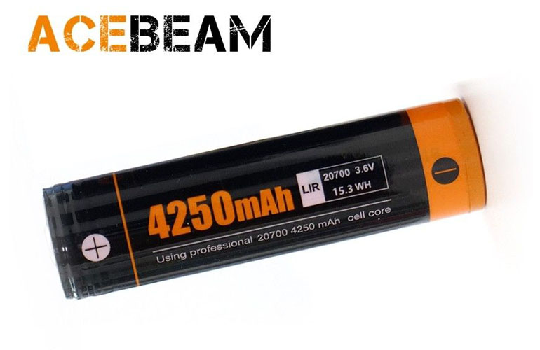 Pin sạc cao cấp ACEBEAM 20700 dung lượng cao 4250mAh