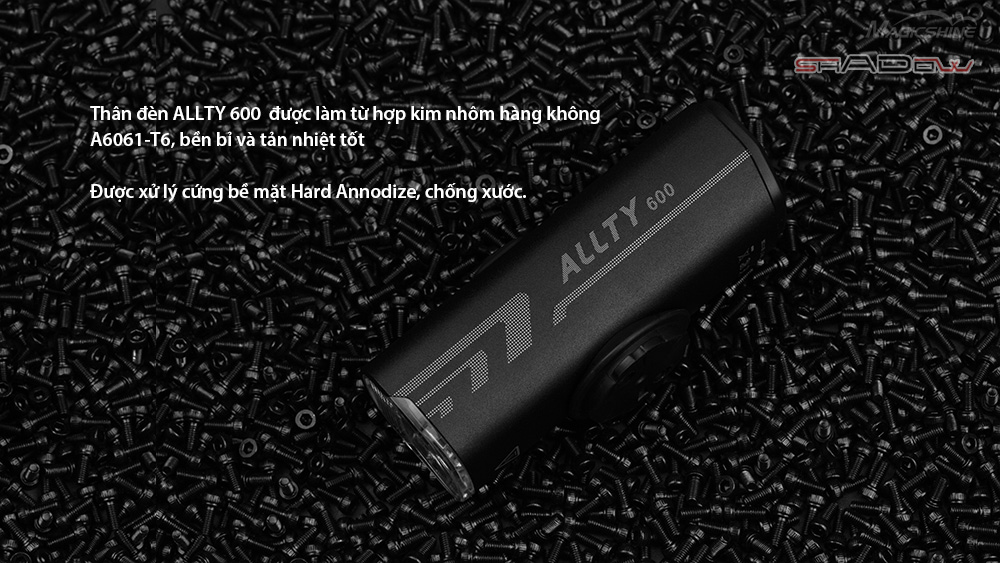 Combo Đèn xe đạp MAGICSHINE ALLTY 600 và Đèn hậu xe đạp SEEMEE 30