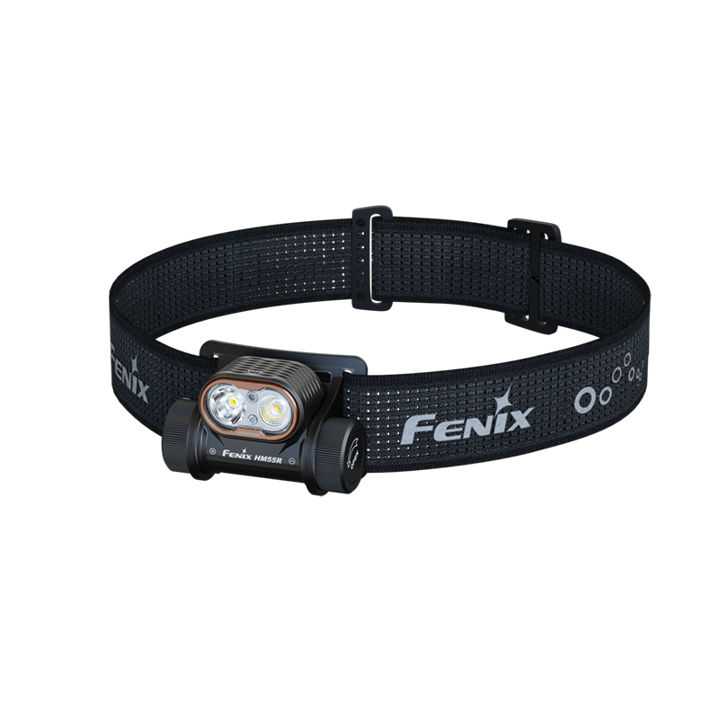 Fenix HM55R – Đèn đội đầu 2 nguồn sáng - sáng 1200lm, chiếu xa 175m