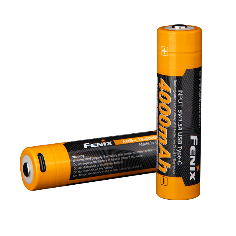 Pin sạc FENIX 18650 dung lượng 4000mAh cổng sạc USB-C tích hợp