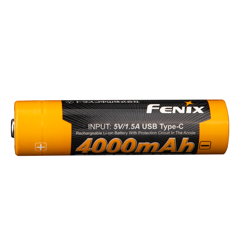 Pin sạc FENIX 18650 dung lượng 4000mAh cổng sạc USB-C tích hợp