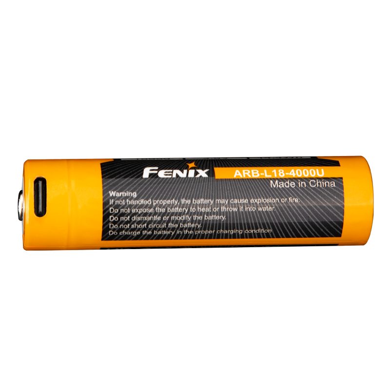 Pin sạc FENIX 18650 dung lượng 4000mAh cổng sạc USB-C tích hợp