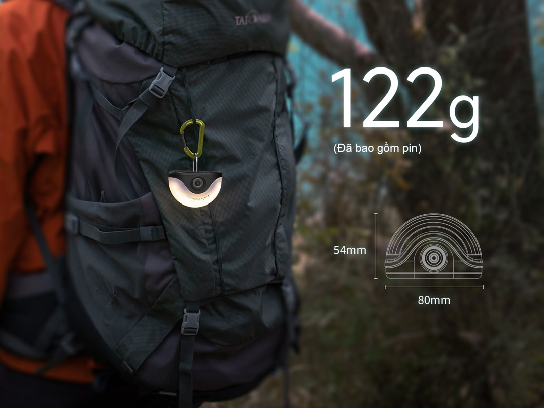 FENIX CL20R V2.0 – Đèn cắm trại USB-C, Độ sáng 300 Lumens & RGB đa chế độ