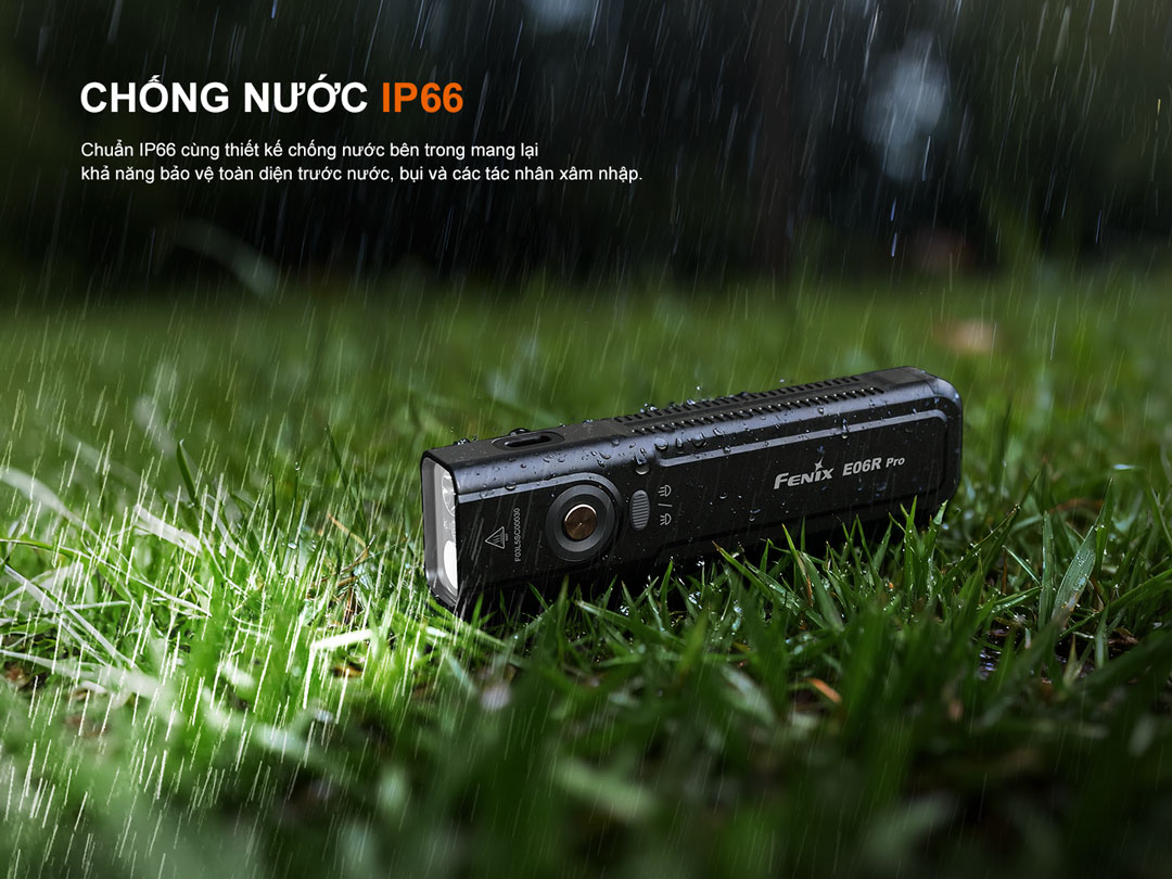 Đèn pin EDC 3 nguồn sáng Fenix E06R Pro – 1600 lumen, UV & Laser, sạc USB-C