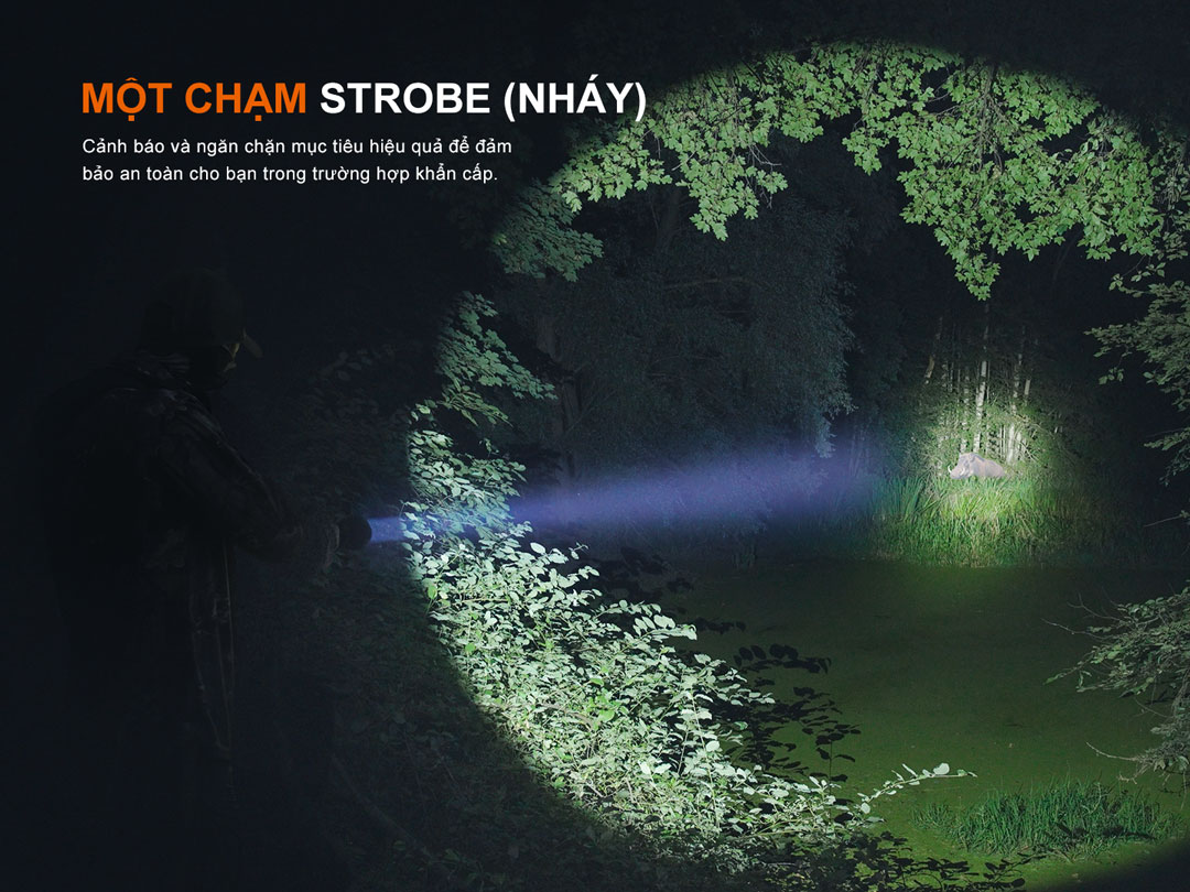 FENIX HT18R V2.0 – Đèn pin chiếu xa siêu sáng 3700 lumen, chiếu xa 1100m, pin sạc 6000mAh, IP68