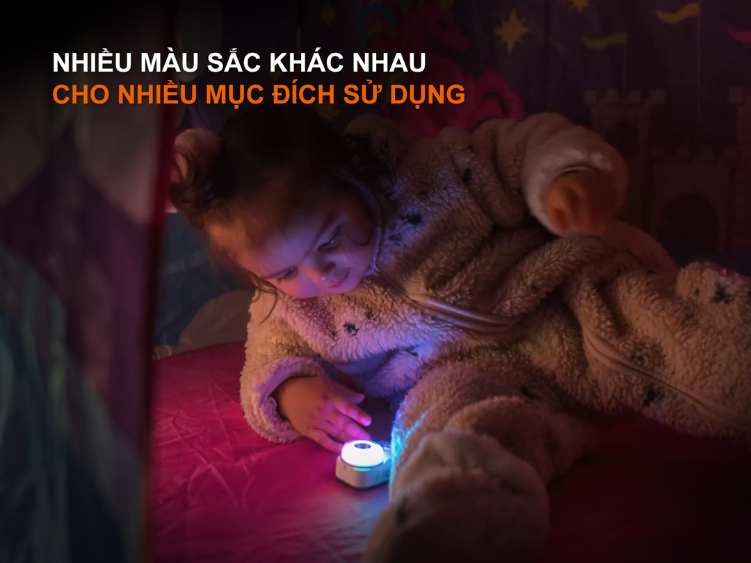 Fenix HL17R – Đèn đội đầu đa năng 500lm, 100m, sạc USB-C, đổi màu