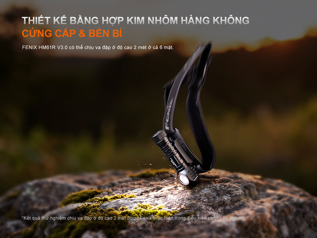 Đèn Gù Đội Đầu Đa Năng Fenix HM61R V3 – Sáng 1800 Lm, Nam Châm Đuôi, Cảm Biến Tiệm Cận
