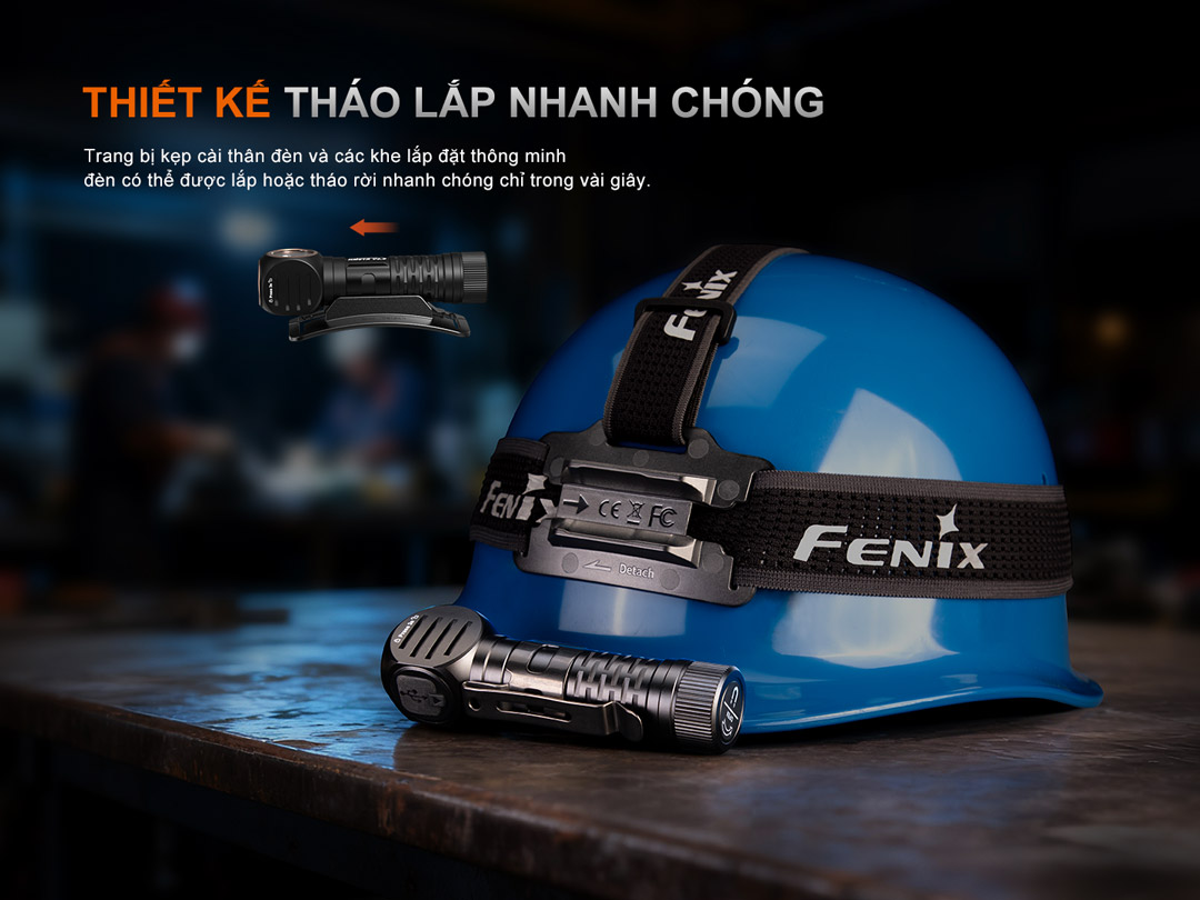 Đèn Gù Đội Đầu Đa Năng Fenix HM61R V3 – Sáng 1800 Lm, Nam Châm Đuôi, Cảm Biến Tiệm Cận