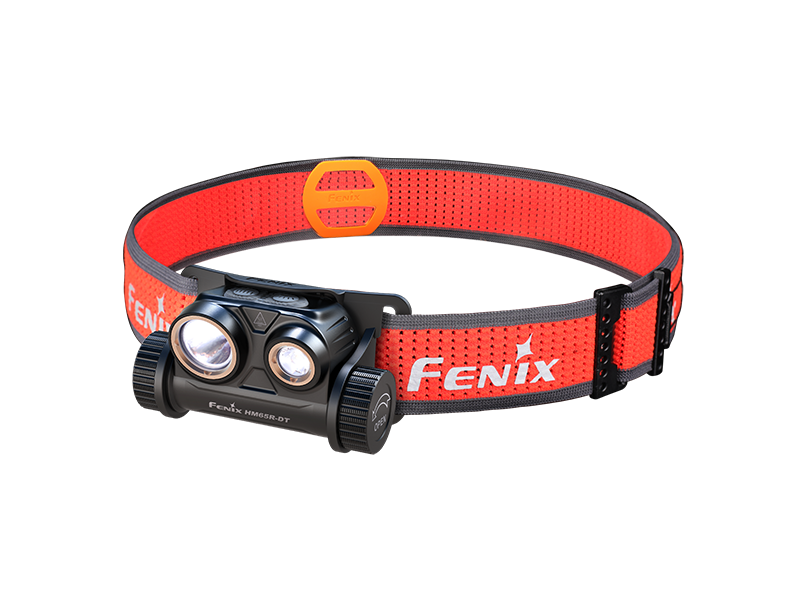 Đèn pin đội đầu FENIX HM65R-DT độ sáng 1500 lumens chiếu xa 170m hợp kim magie siêu nhẹ pin 18650 3400mAH sạc USB-C