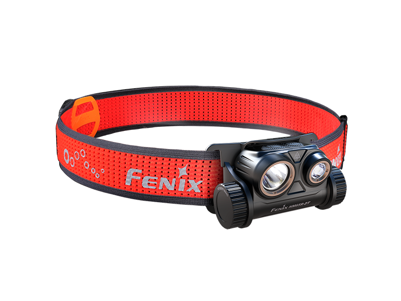 Đèn pin đội đầu FENIX HM65R-DT độ sáng 1500 lumens chiếu xa 170m hợp kim magie siêu nhẹ pin 18650 3400mAH sạc USB-C