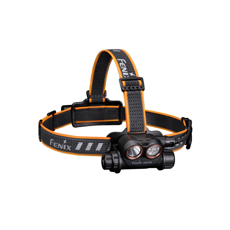 Đèn pin đội đầu FENIX HM75R sáng 1600 lm chiếu xa 223m pin 18650 3400mAh pin dự phòng 21700 5000mAh