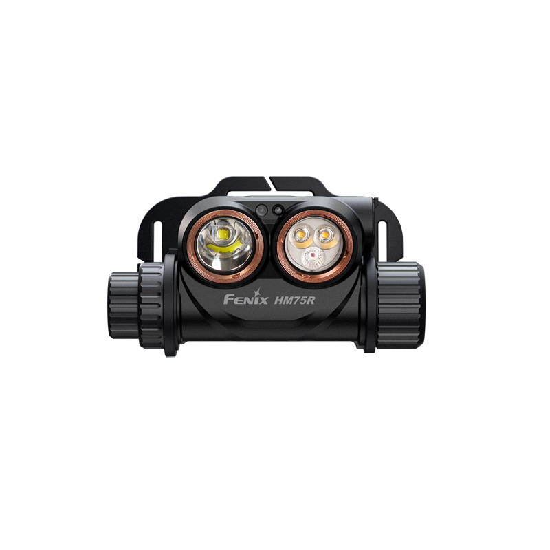 Đèn pin đội đầu FENIX HM75R sáng 1600 lm chiếu xa 223m pin 18650 3400mAh pin dự phòng 21700 5000mAh