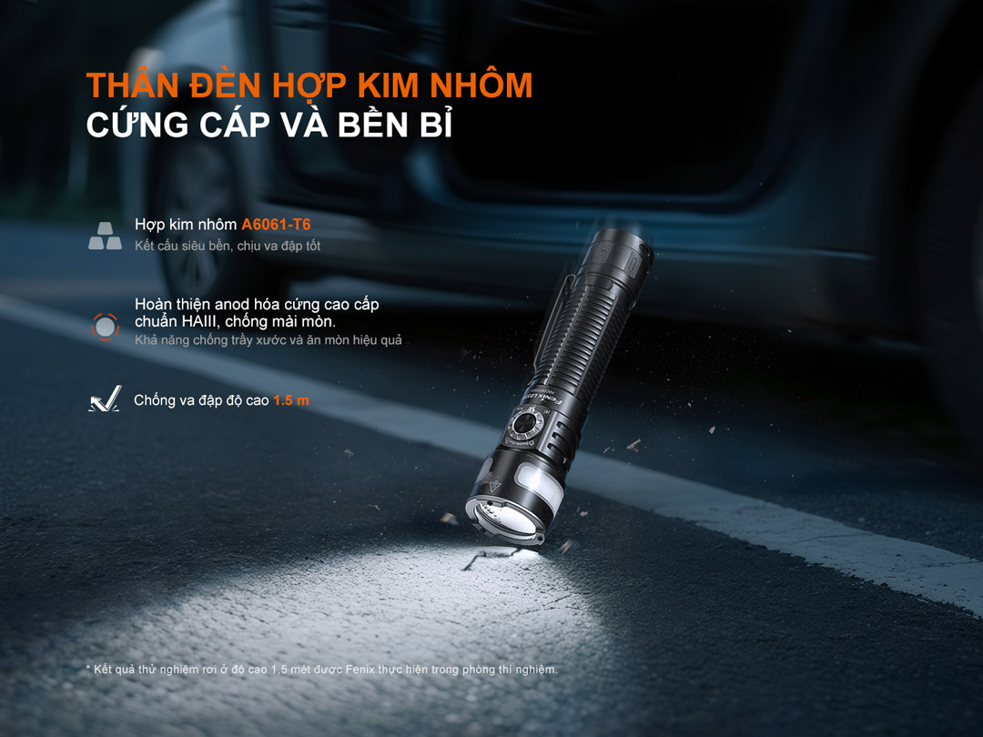 Fenix LD35R – Đèn pin đa nguồn sáng 1800lm, chiếu xa 337m, sạc USB-C