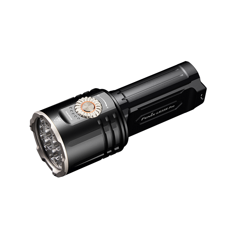 FENIX LR35R PRO – Đèn pin siêu sáng 10.000 lumen, (đỏ, UV, Strobe, SOS), 2 pin 6000mAh