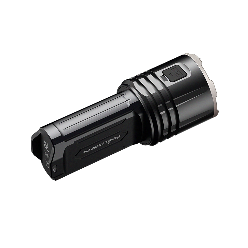 FENIX LR35R PRO – Đèn pin siêu sáng 10.000 lumen, (đỏ, UV, Strobe, SOS), 2 pin 6000mAh