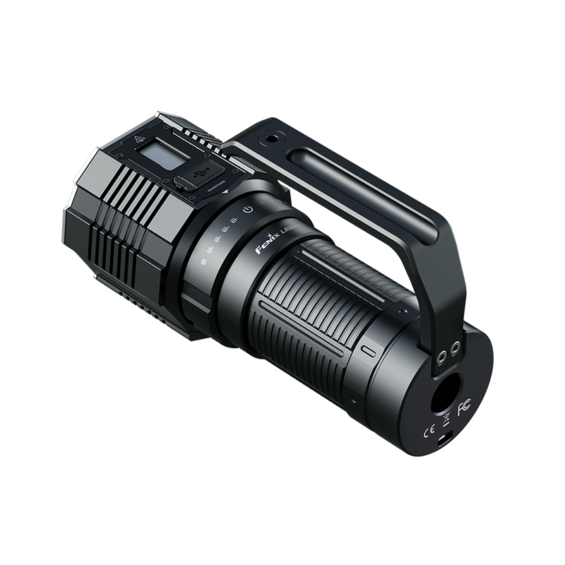 Đèn pin tìm kiếm cứu nạn FENIX LR60R sáng 21.000 lumen chiếu xa 1085m pin dung lượng 16000mAh USB-C Powerbank tích hợp cảm biến tiệm cận