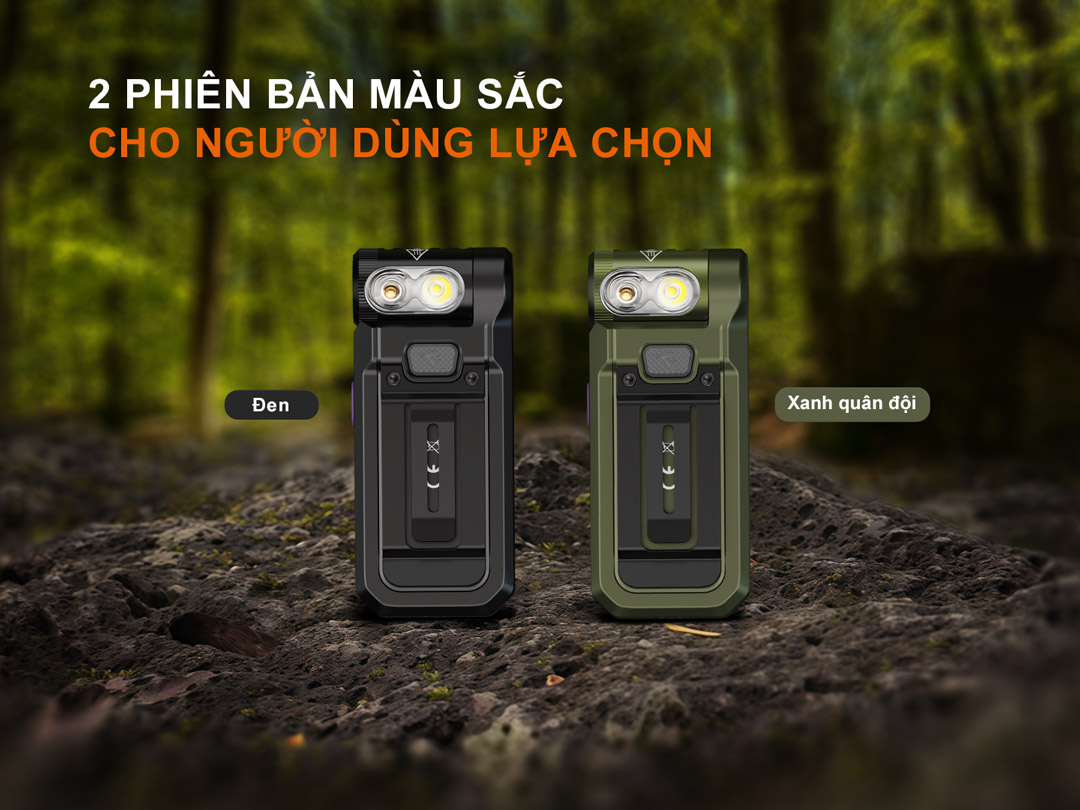 Đèn có 2 phiên bản màu sắc cho người dùng lựa chọn