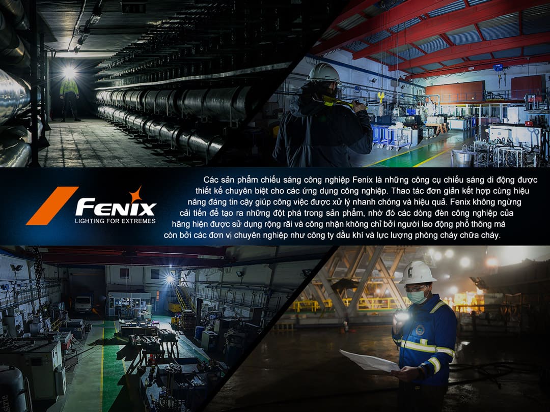 Fenix WH35RE là giải pháp chiếu sáng công nghiệp chuyên dụng, phục vụ hiệu quả cho nhà máy, bảo trì và lực lượng chuyên nghiệp.