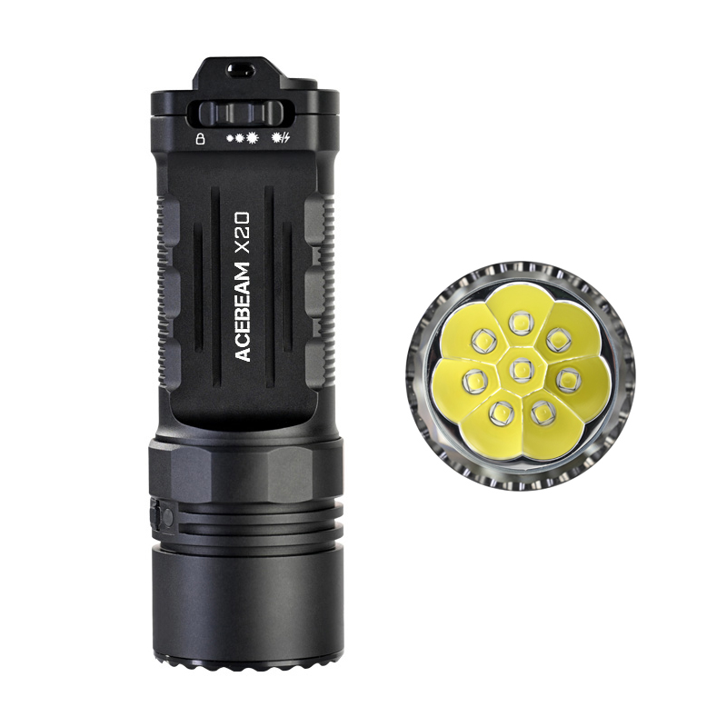 Đèn pin ACEBEAM X20 sáng 10.000 lumens chiếu xa 645m