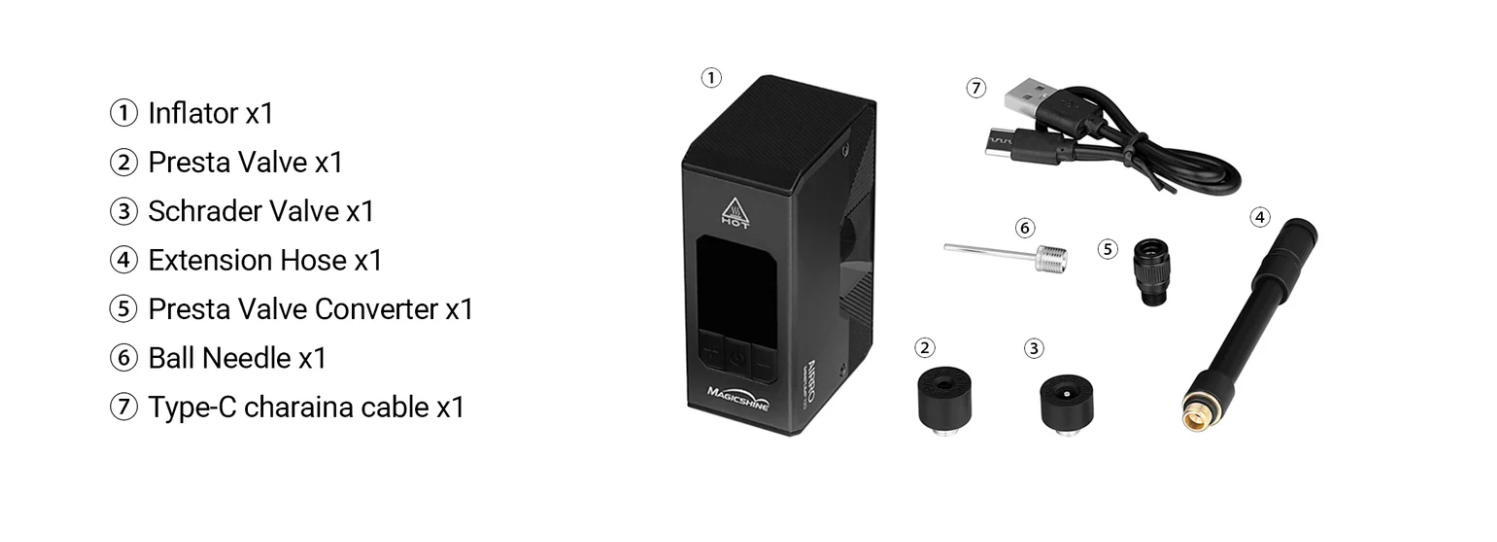 Bơm điện mini MAGICSHINE AIRRO