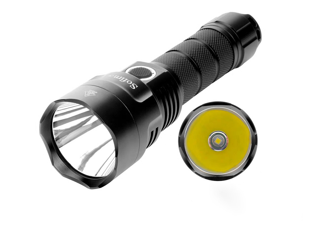 Đèn pin siêu sáng 2000 lumen SOFIRN C8G LED Cree XHP35 HI chiếu xa 565m sử dụng pin 21700 (pin sạc kèm theo)