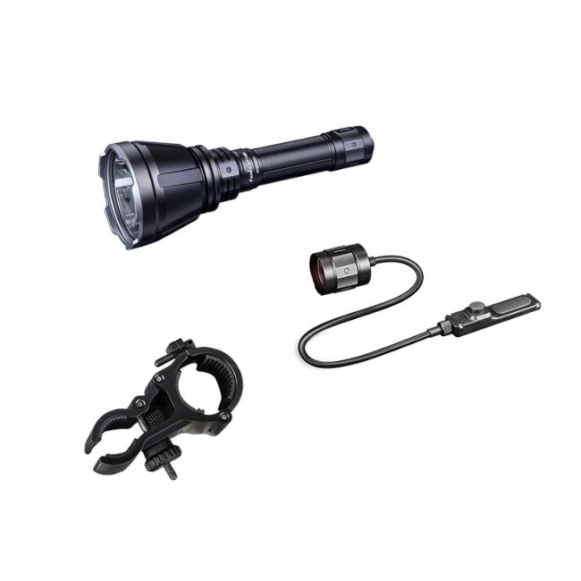 Đèn pin chiếu xa FENIX HT18R sáng 2800 lumen chiếu xa 1100m pin sạc 21700 5000mAh kèm theo