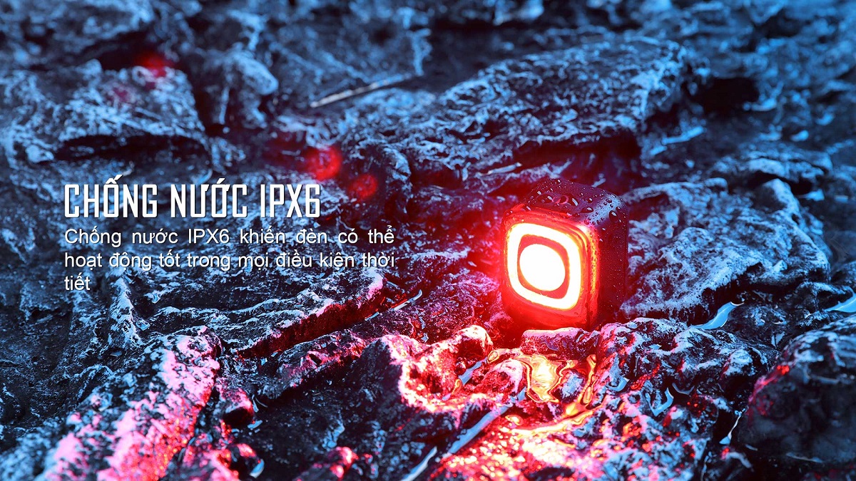 Đèn hậu xe đạp MAGICSHINE SEEMEE 200 V3.0 độ sáng 200 lumen pin 1000mAh USB-C