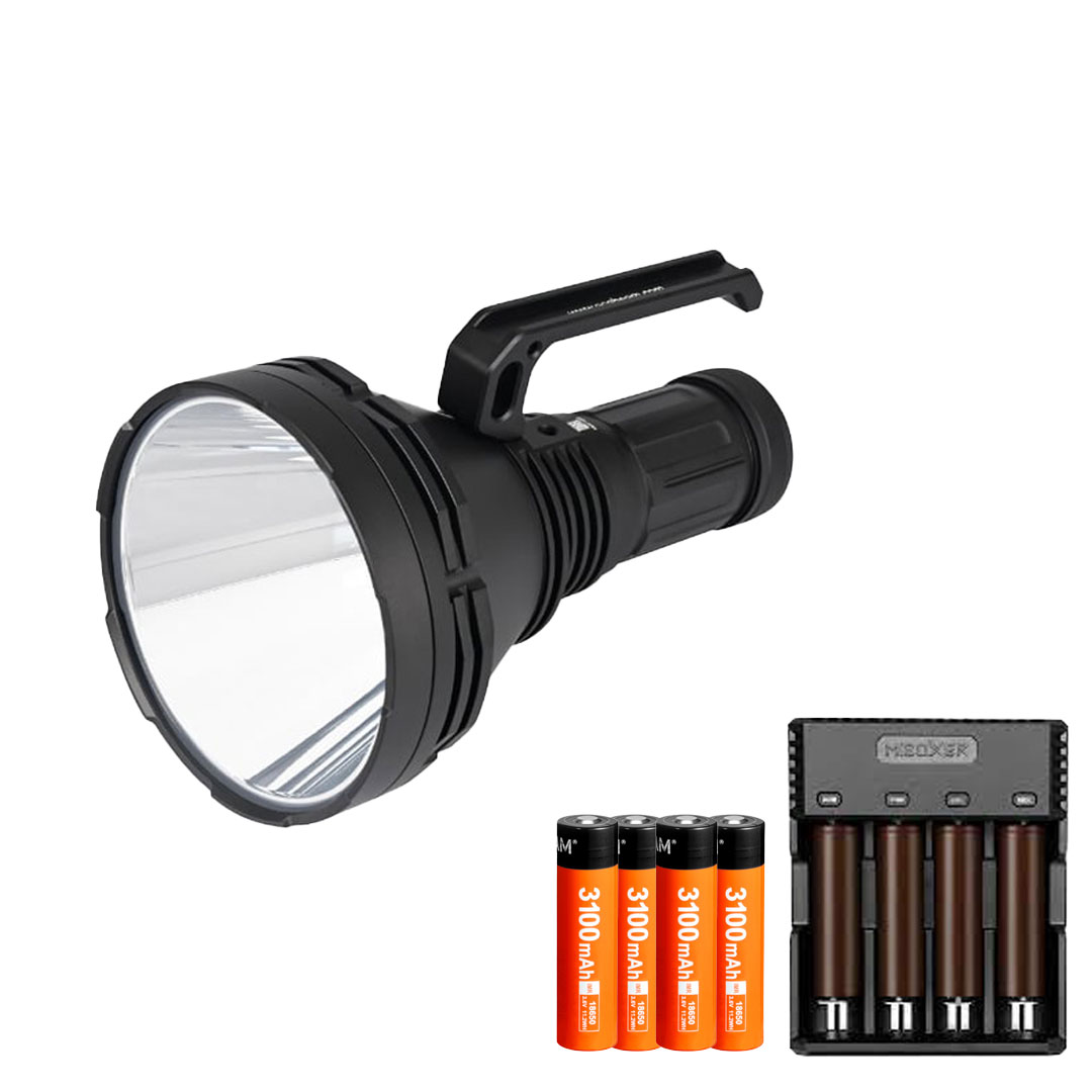 Đèn pin chiếu xa ACEBEAM K75 V2.0 chiếu xa 2500m độ sáng 6300 lumen sử dụng pack 4 pin 18650