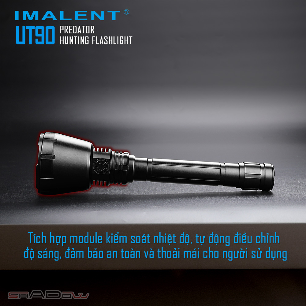 Đèn pin chiếu xa IMALENT UT90 PREDATOR sáng 4.800lm chiếu xa 1308m