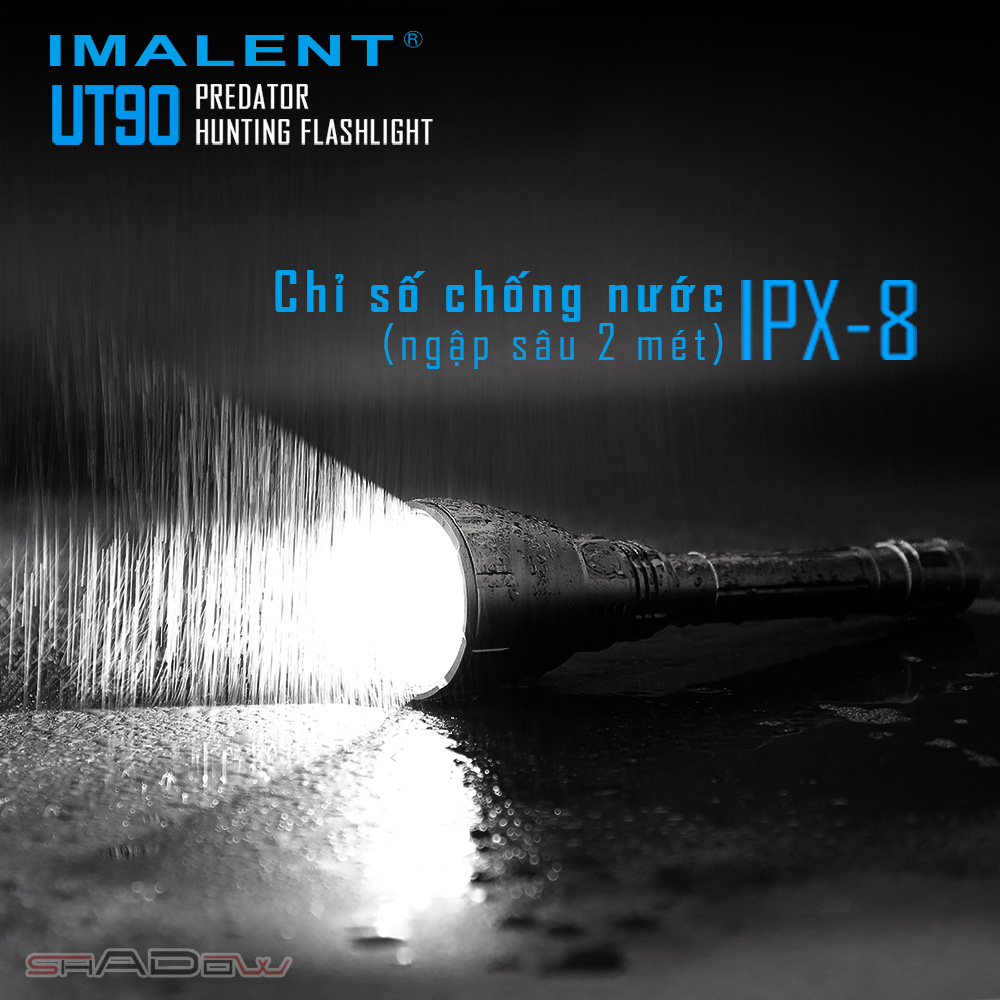 Đèn pin chiếu xa IMALENT UT90 PREDATOR sáng 4.800lm chiếu xa 1308m