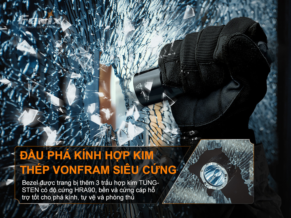 Đèn pin FENIX TK16 V2.0 độ sáng 3100 lumen chiếu xa 380m