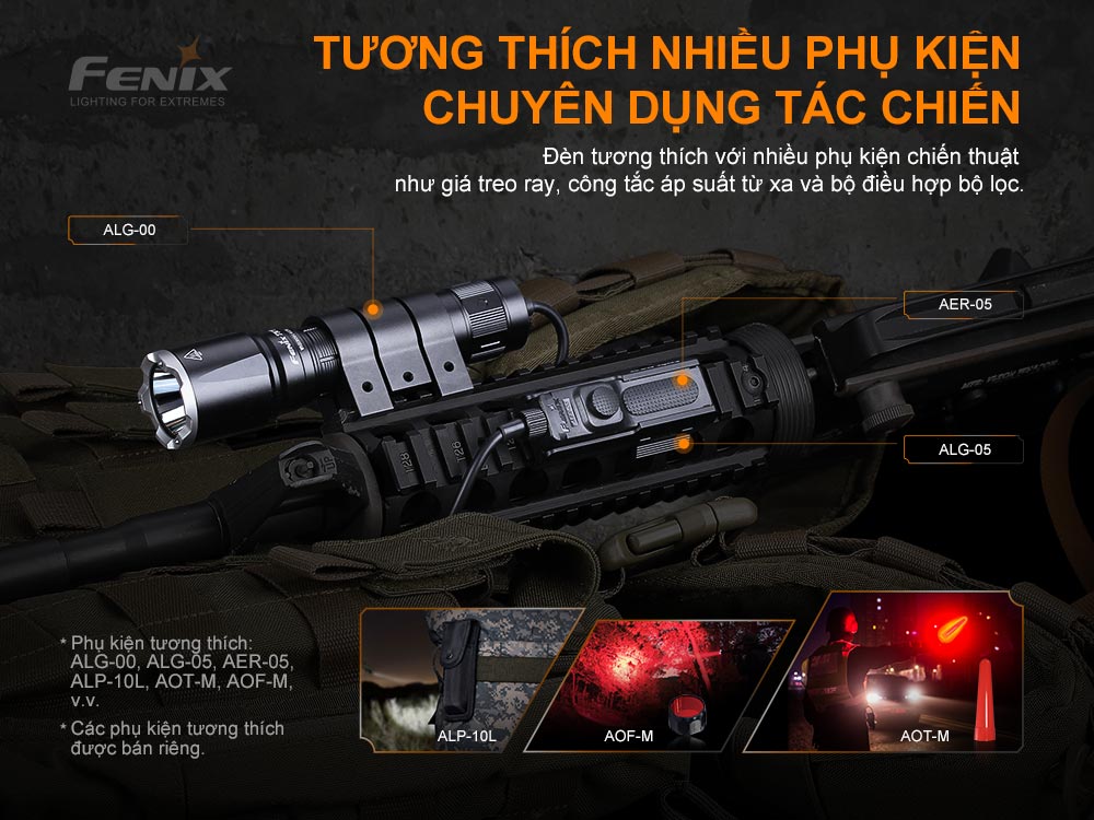 Đèn pin FENIX TK16 V2.0 độ sáng 3100 lumen chiếu xa 380m