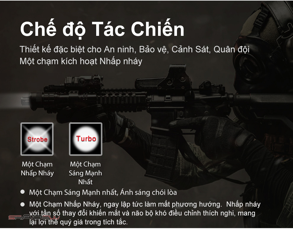 Đèn pin KLARUS XT21X PRO độ sáng 4400 lumen chiếu xa 336m sạc USB-C kiêm Power bank