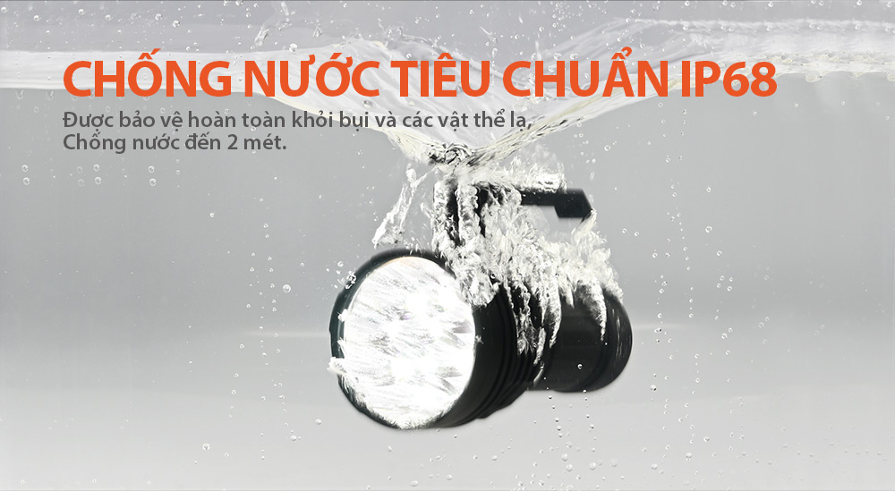 Đèn pin ACEBEAM X75 độ sáng 80.000 lumen chiếu xa 1150 mét cổng sạc USB C kiêm Power Bank