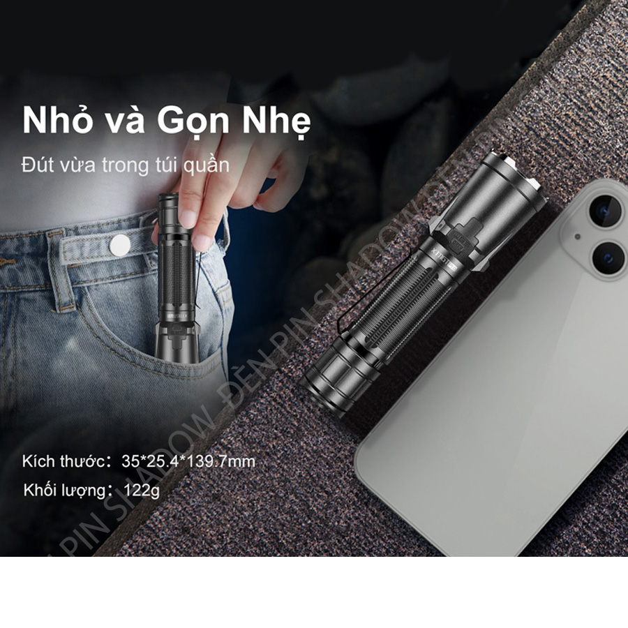 Đèn pin đặc chủng KLARUS XT11GT PRO V2 sáng 3300 lumen chiếu xa 410m