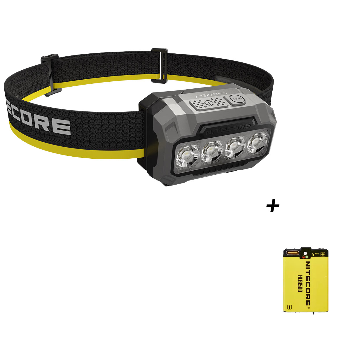 Đèn Pin Đội Đầu NITECORE HA23 UHE - 600lm, Siêu Nhẹ, Pin AAA