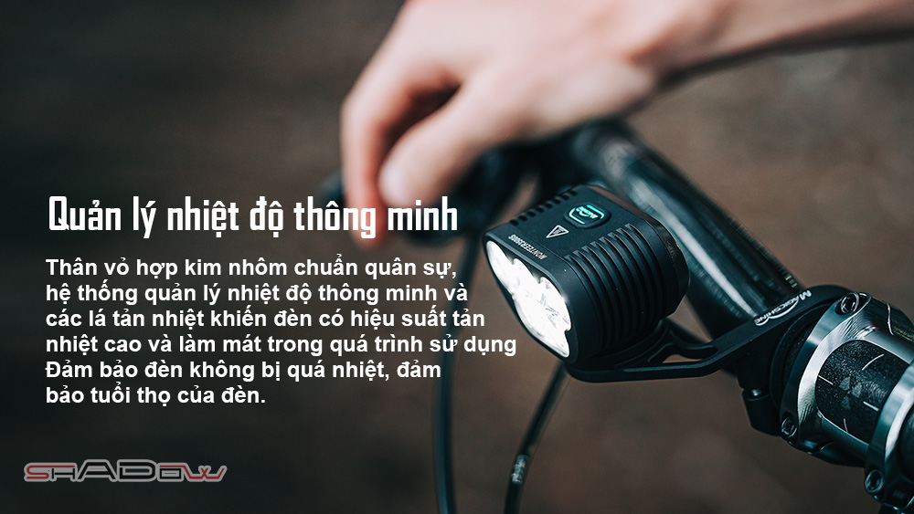 MONTEER 3500S có thân vỏ từ hợp kim nhôm