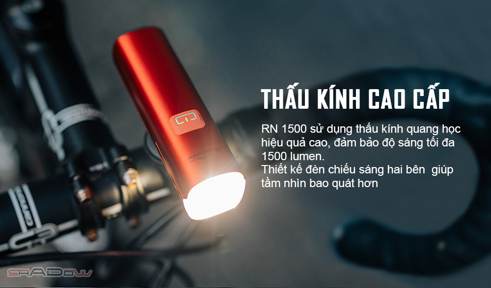 RN 1500 sử dụng thấu kính cao cấp