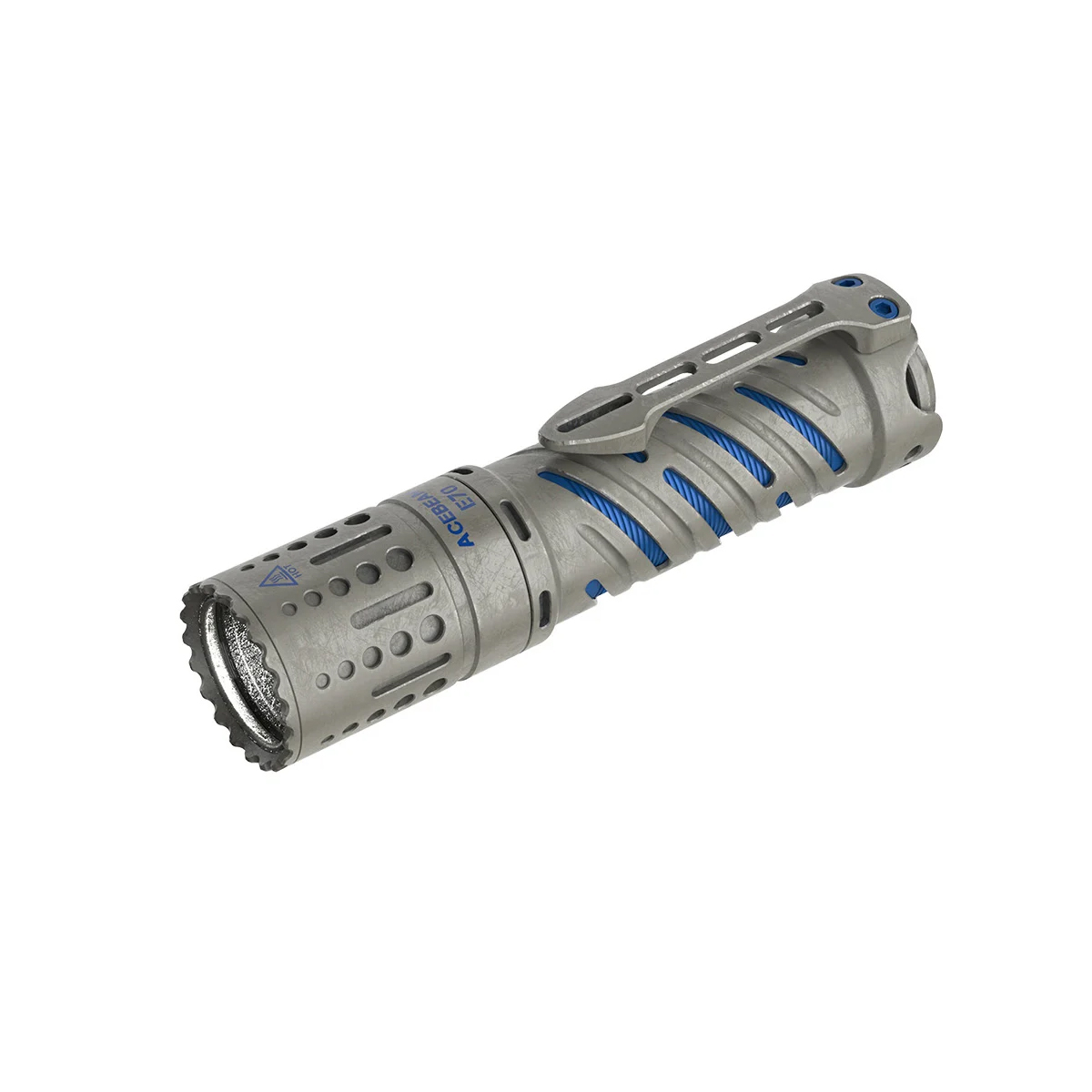 Đèn pin ACEBEAM E70 Titanium độ sáng 4000lumen chiếu xa 240m pin 21700 USB-C