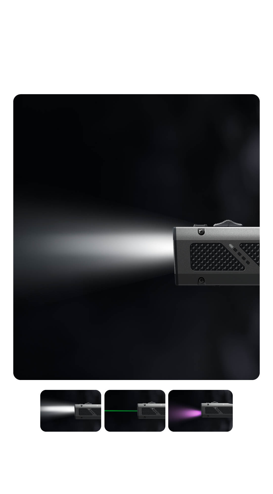 NITECORE EDC17 – Đèn pin EDC siêu mỏng độ sáng 1500lm, 3 nguồn sáng (Trắng, UV, Laser xanh)