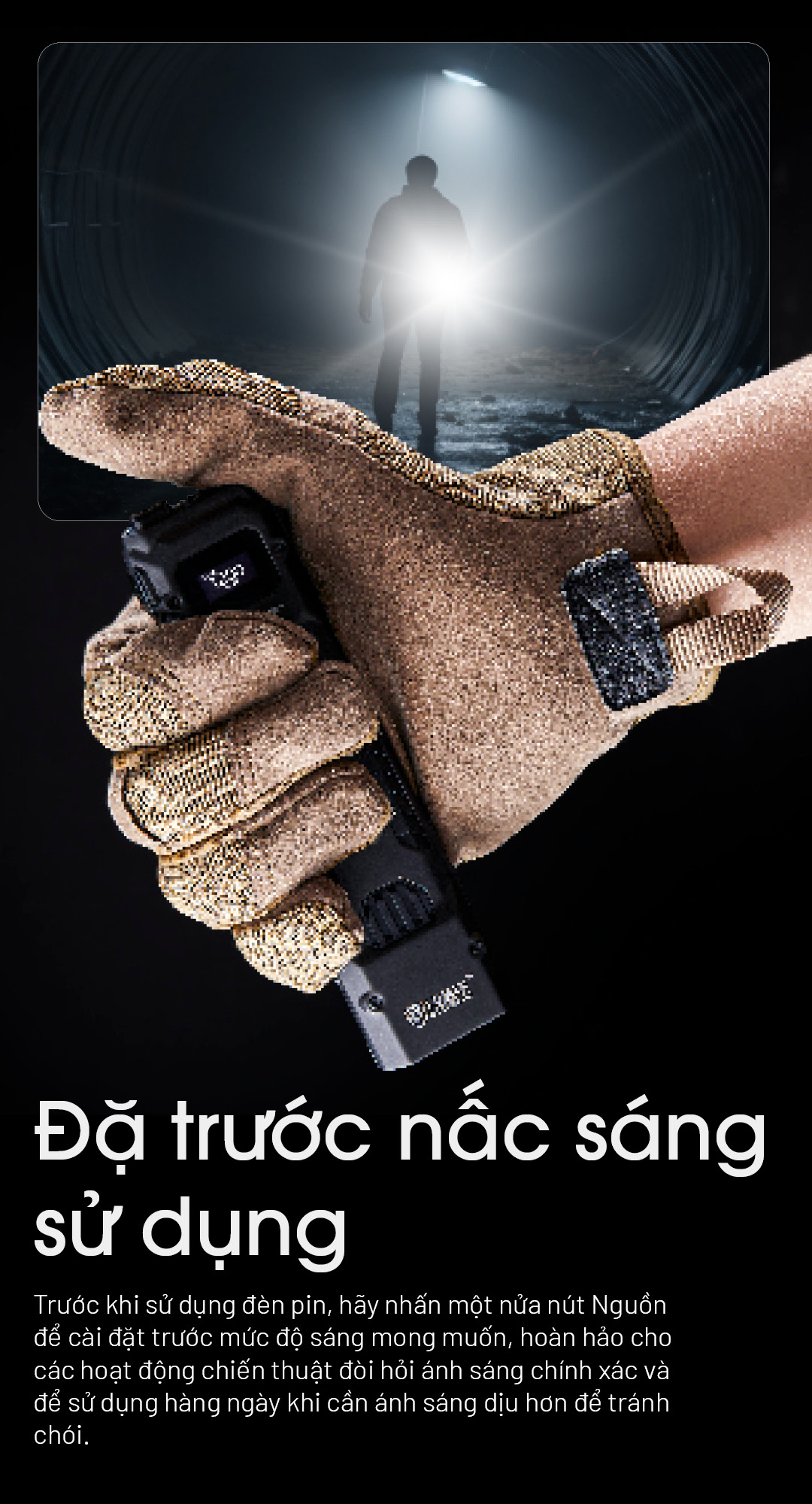 Đèn pin NITECORE EDC29 độ sáng 6500 lm chiếu xa 400m pin 2500mAh sạc USB-C màn hình OLED