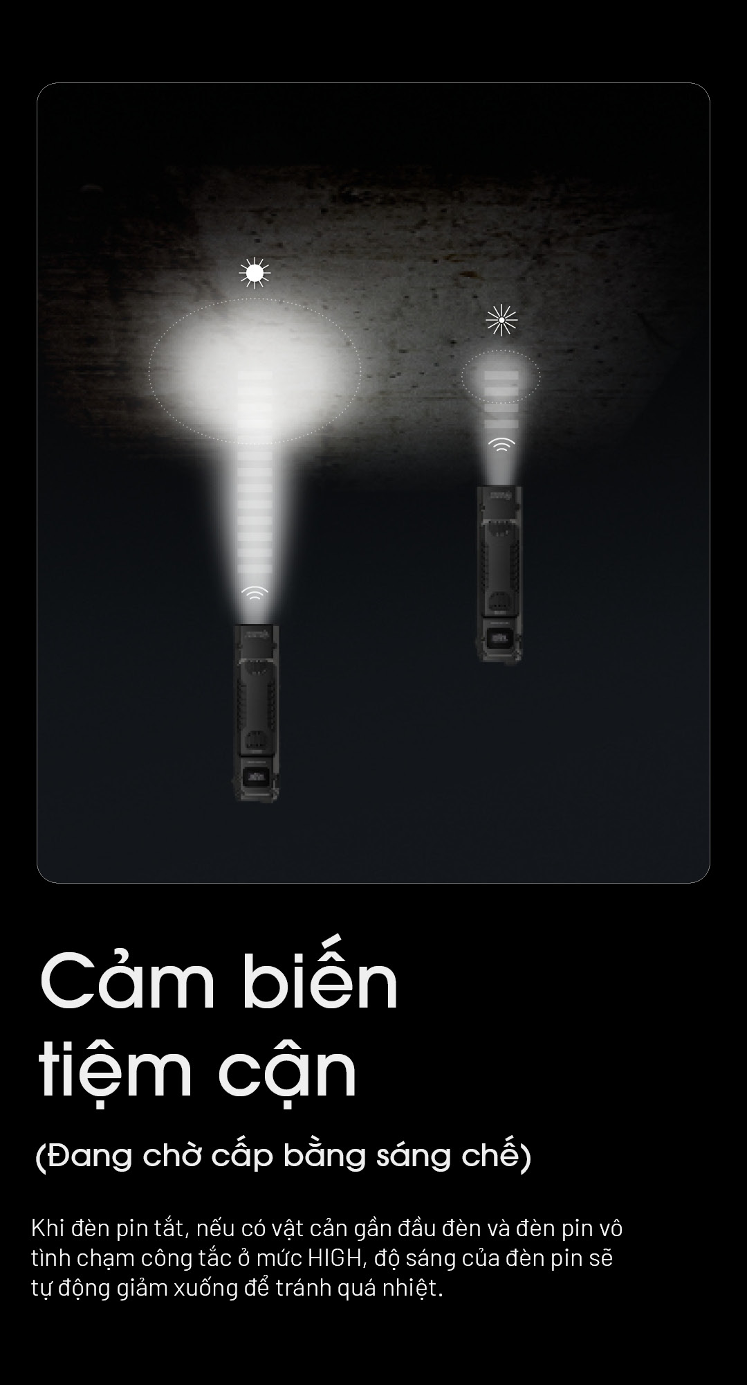 Đèn pin NITECORE EDC29 độ sáng 6500 lm chiếu xa 400m pin 2500mAh sạc USB-C màn hình OLED