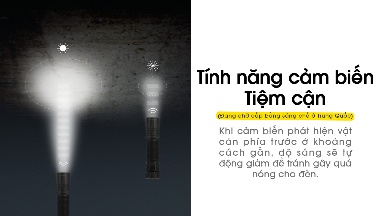 Đèn pin NITECORE EDC33 sáng 4000 lumen chiếu xa 450m pin dung lượng 18650 4000mAh sạc USB C