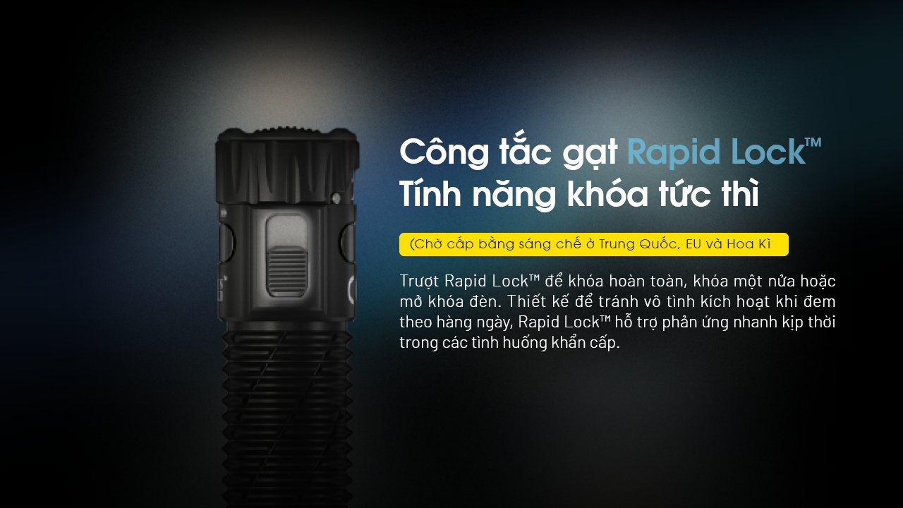 Đèn pin NITECORE EDC33 sáng 4000 lumen chiếu xa 450m pin dung lượng 18650 4000mAh sạc USB C