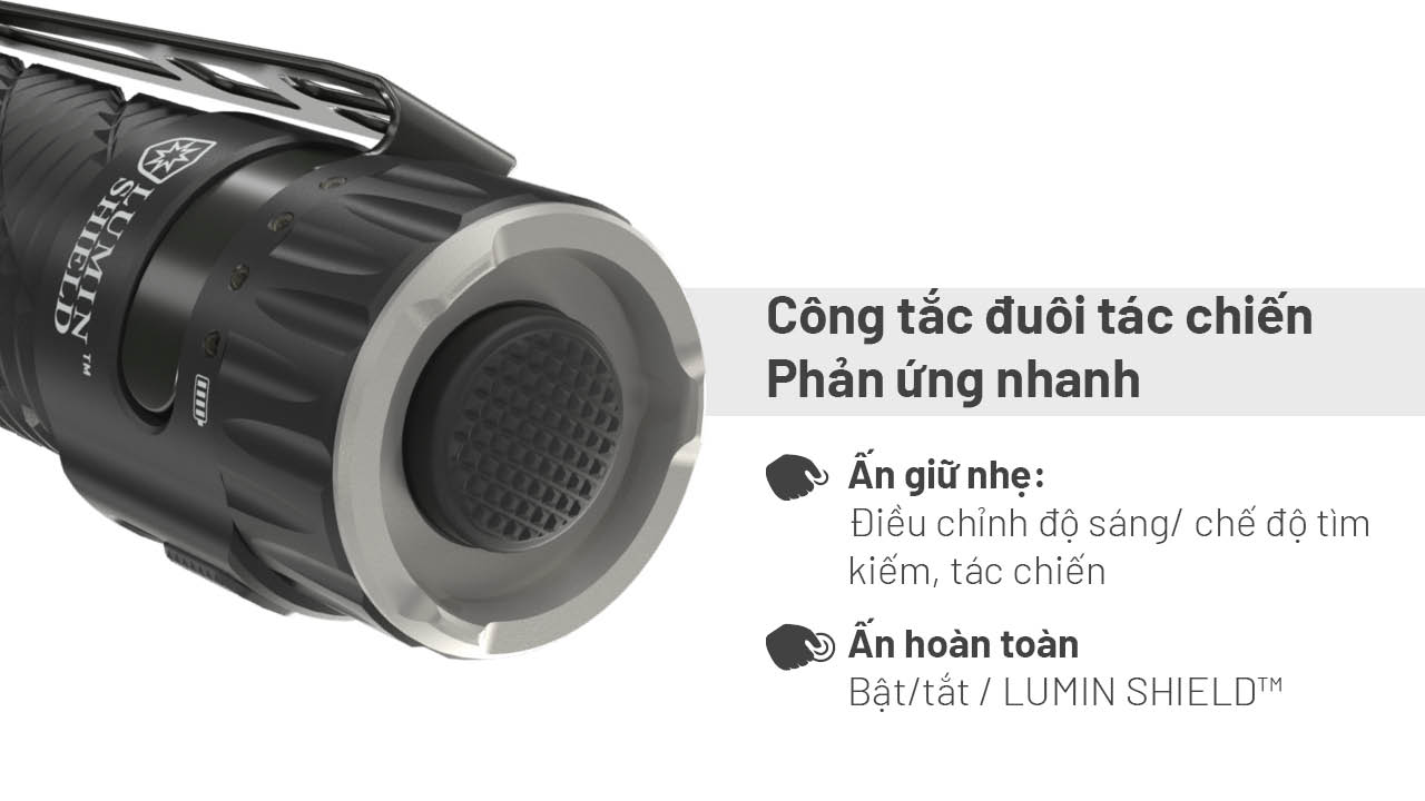 Đèn pin NITECORE EDC35 độ sáng 5000 lumen chiếu xa 550m pin 21700 cổng sạc USB-C