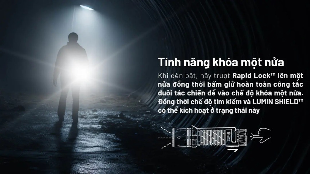 Đèn pin NITECORE EDC35 độ sáng 5000 lumen chiếu xa 550m pin 21700 cổng sạc USB-C