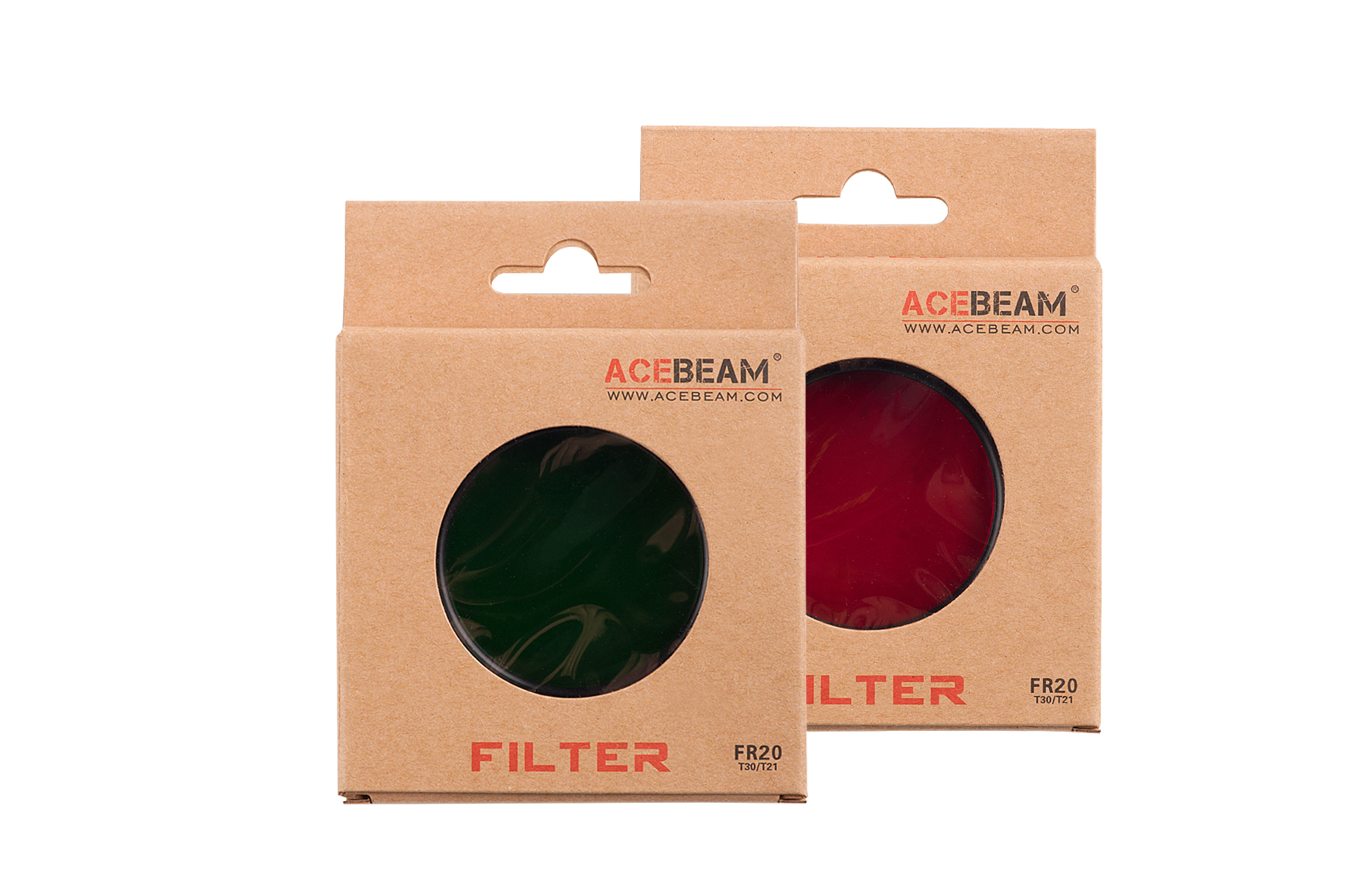 Kính lọc màu FR20 cho Acebeam tương thích với ACEBEAM T21, T30