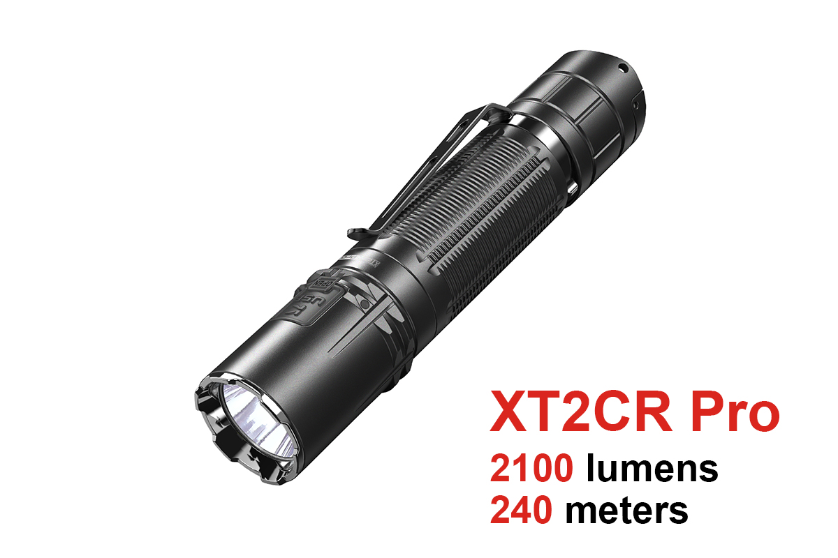 Đèn pin phản ứng nhanh KLARUS XT2CR PRO độ sáng 2100 lumen chiếu xa 240m