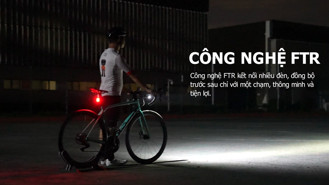 Đèn xe đạp MAGICSHINE RN 900 V2 độ sáng 900lm 4200mAh hỗ trợ đồng bộ ánh sáng FTR, powerbank